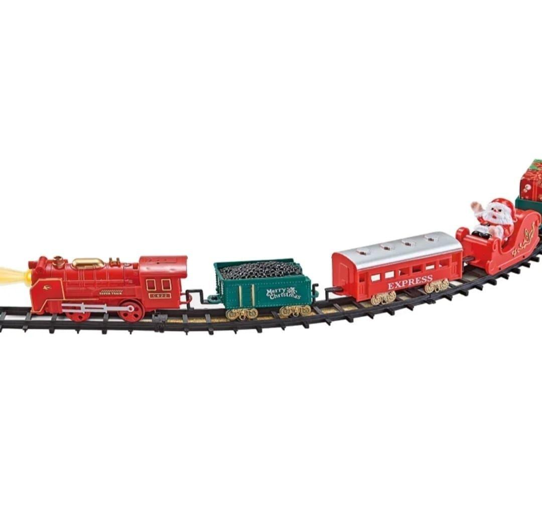 TREN DE NAVIDAD 43 PIEZAS CON LUZ Y SONIDO 7,9 METROS DE RIEL-4