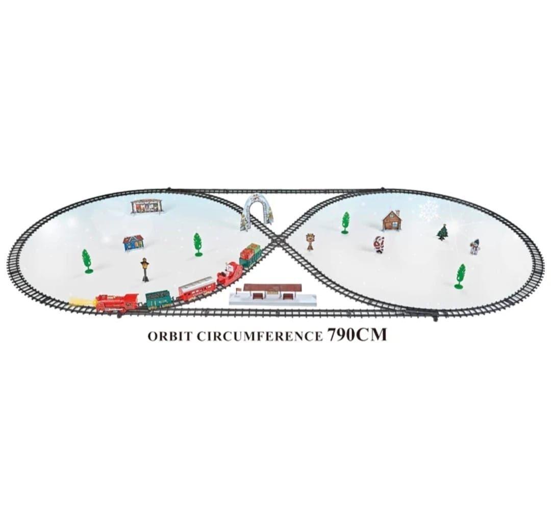 TREN DE NAVIDAD 43 PIEZAS CON LUZ Y SONIDO 7,9 METROS DE RIEL-7
