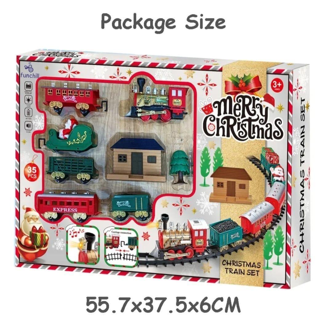TREN DE NAVIDAD 35 PIEZAS CON LUZ Y SONIDO 572 CM DE RIELES-3