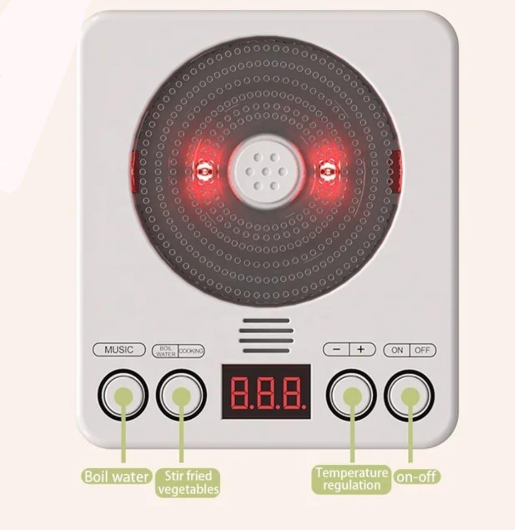 COCINA DE JUGUETE 25 ACCESORIOS LUCES Y SONIDO ROSADA-3