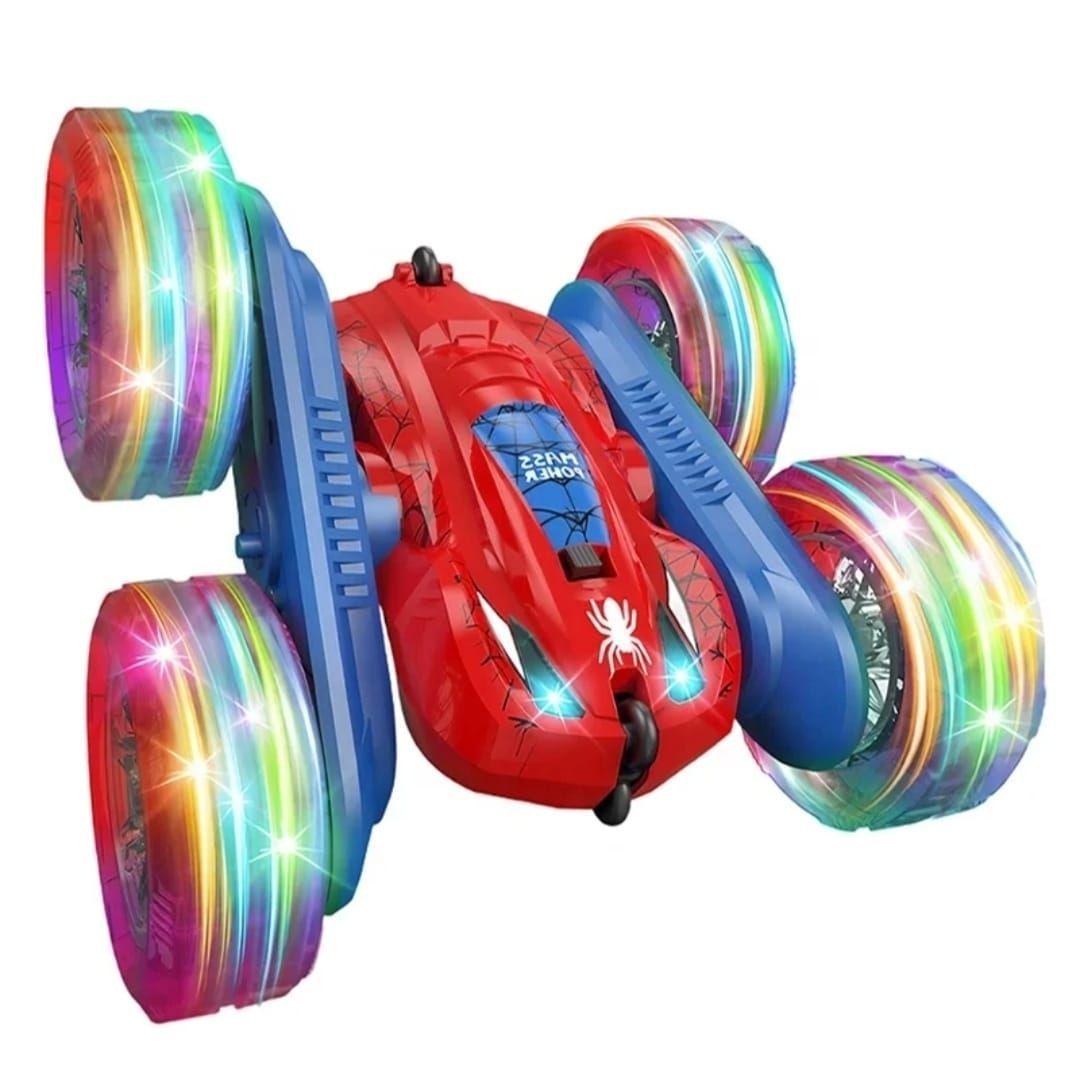 AUTO CONTROL REMOTO MONSTER ACROBATA CON LUCES EN LAS RUEDAS-2