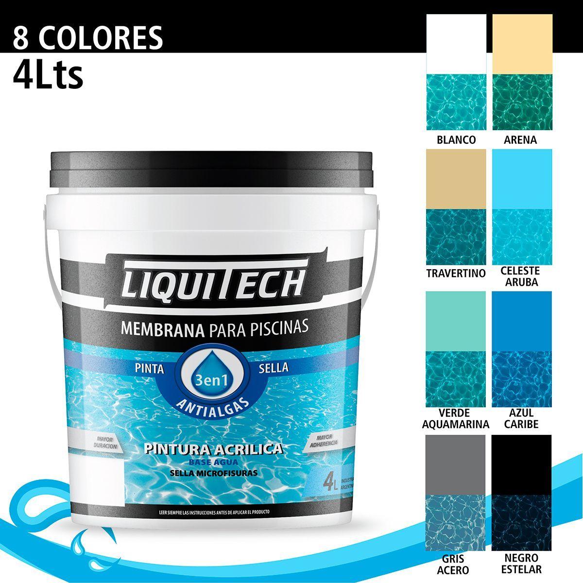 LIQUITECH MEMBRANA PARA PISCINAS 4L AZUL CARIBE-0