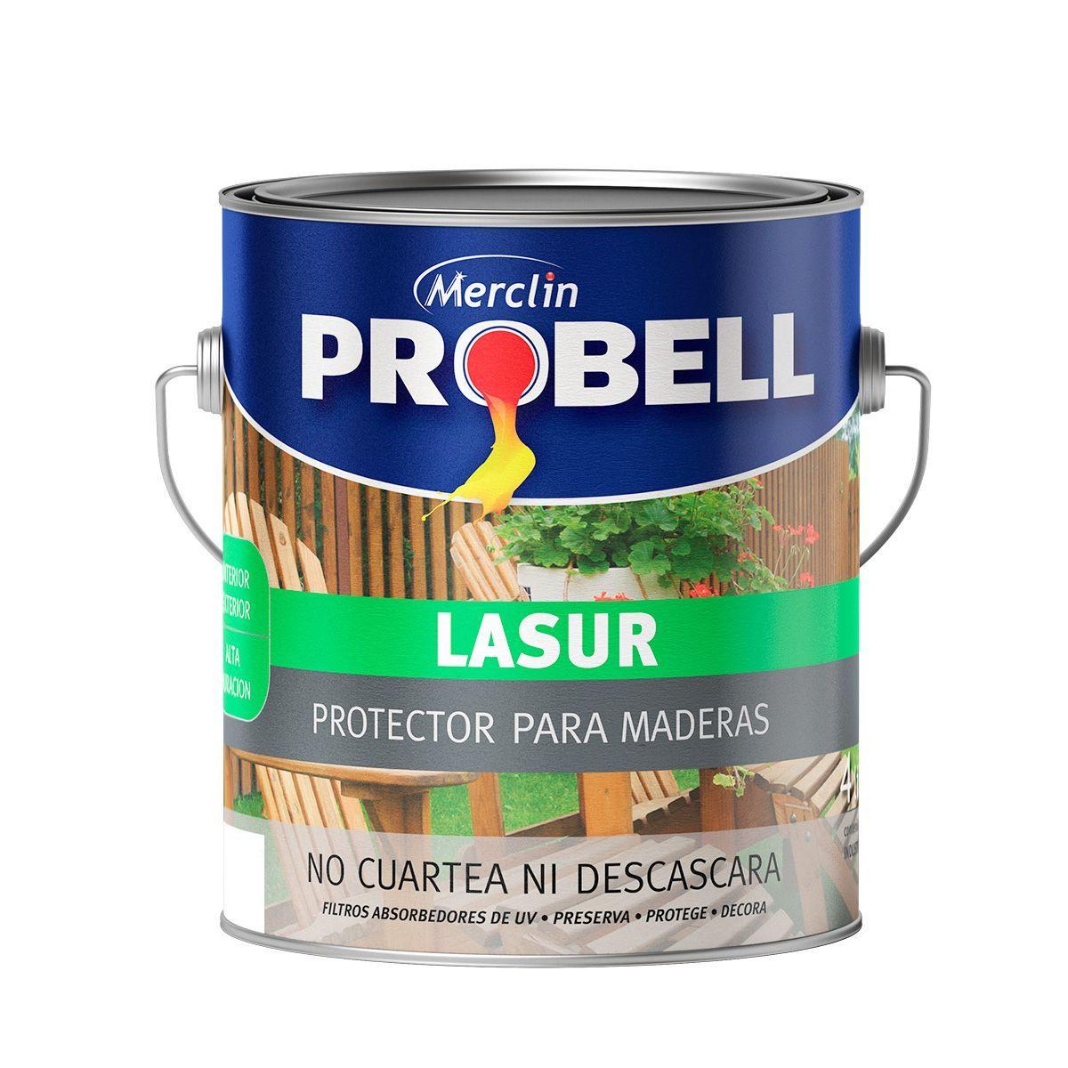 PROBELL LASUR  X 4 LITROS CEDRO SATINADO-0