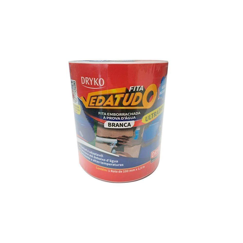 Parche sellador Drykofita Vedatudo Ultradry Blanco 100mm X 1,5mt-0