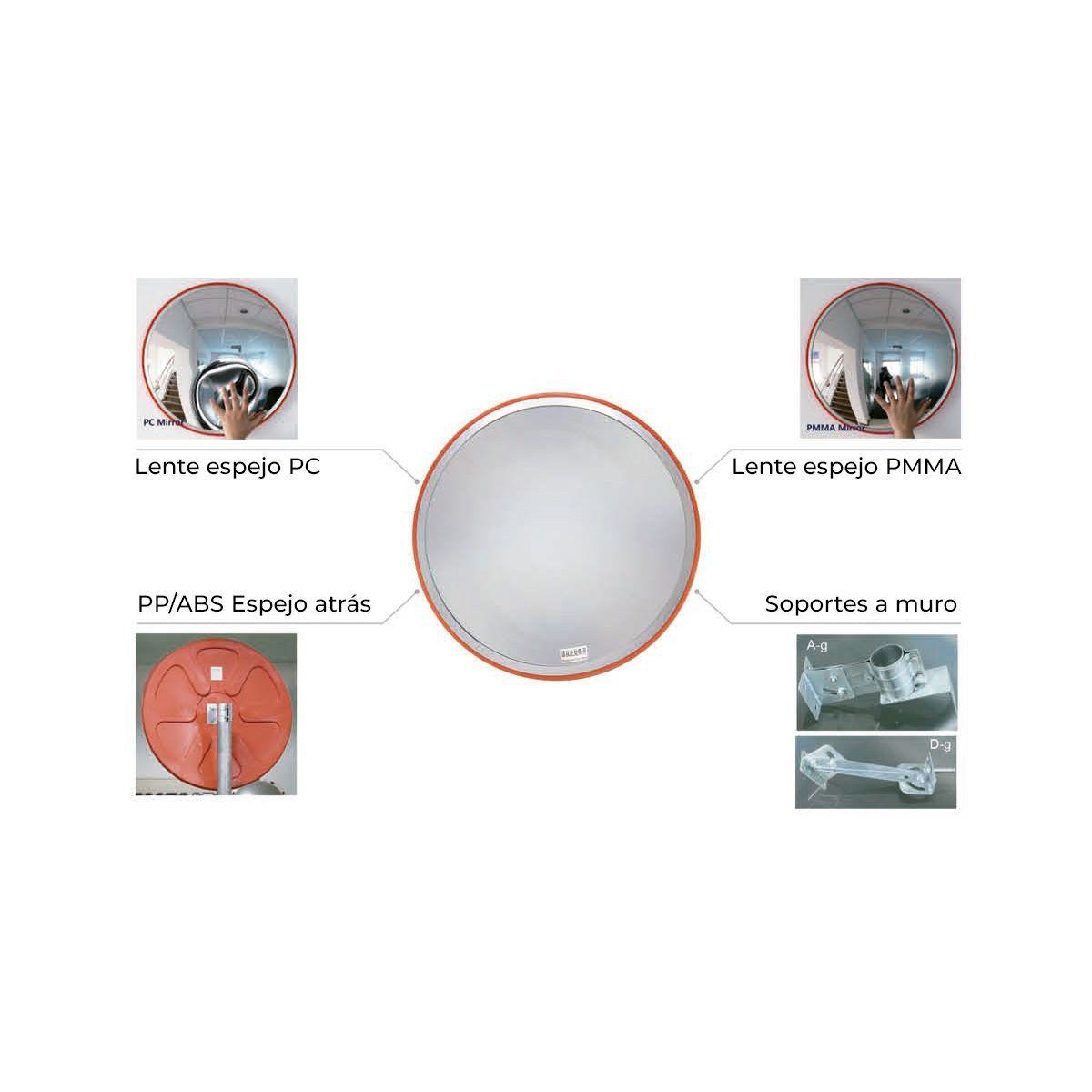 Espejo panorámico uso interior 30 cm-1