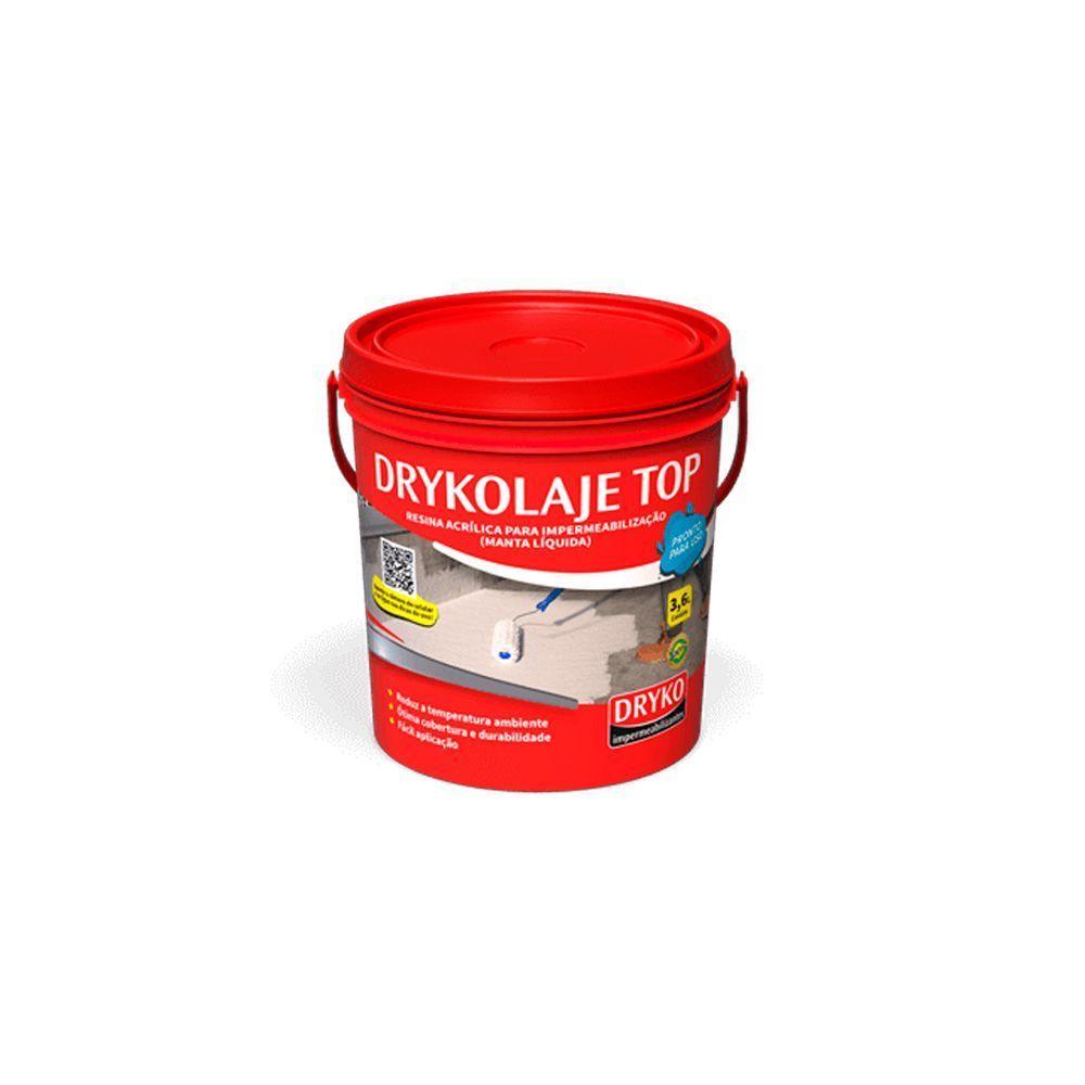Membrana Acrilica Impermeabilizante Drykolaje Top 12k Blanco-1