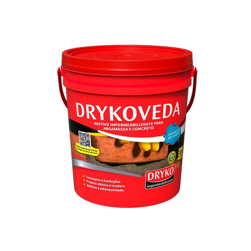 Drykoveda  Aditivo Impermeabilizante Mortero-hormigón 18lts-0