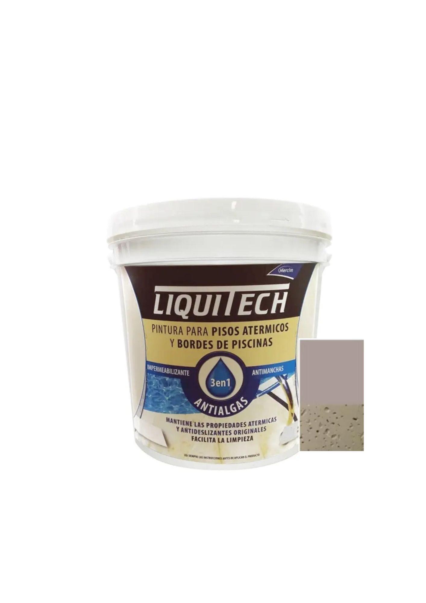 Pintura Impermeable Pisos Atérmicos / Piscinas 10 Lts - color Almendra-1