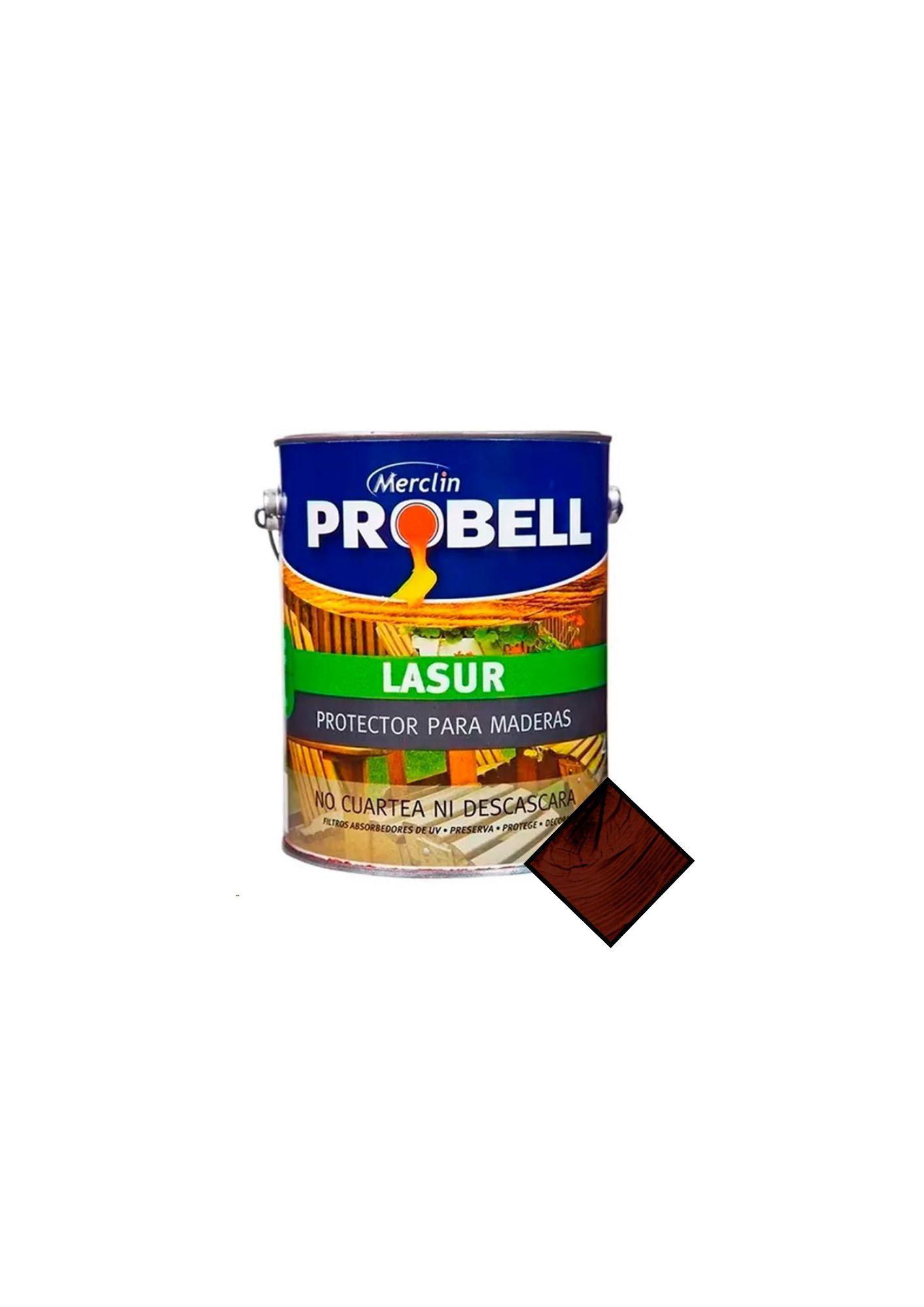 PROBELL LASUR  X 4 LITROS CAOBA SATINADO-1
