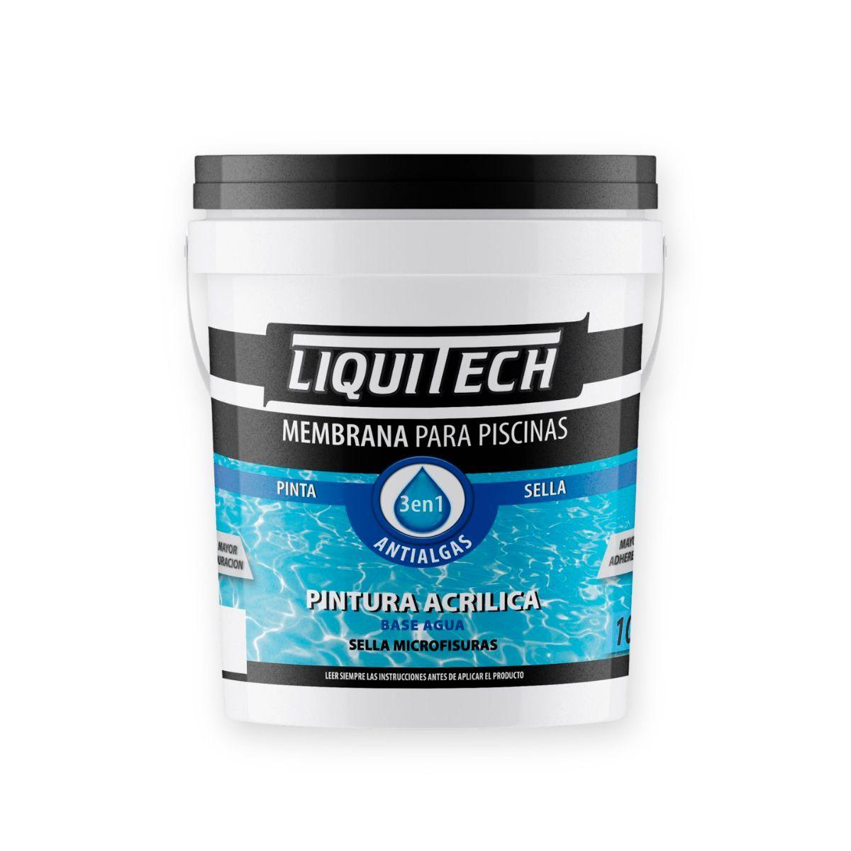 Membrana para Piscina 10 Lts. Liquitech  / Blanco-1