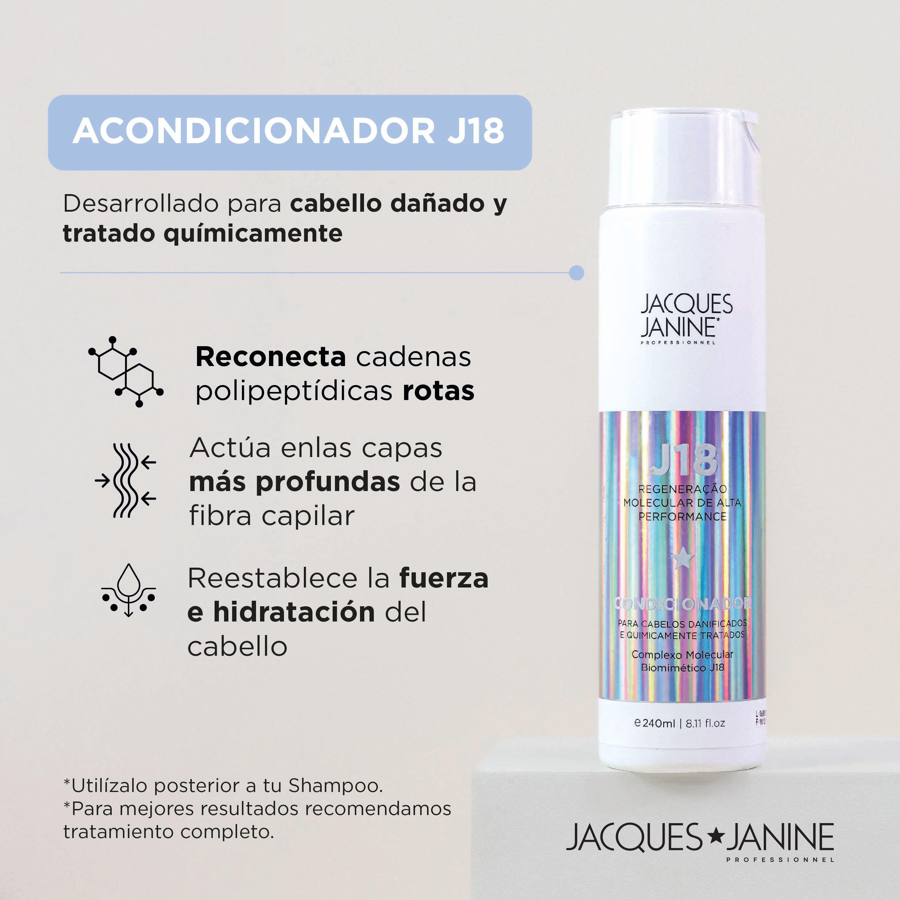  Acondicionador Reparador Intensivo J18 Jacques Janine 240ml-3