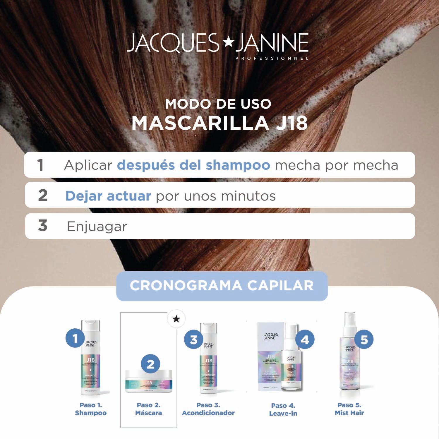 Mascarilla Reparación Molecular Inensiva J18 Jacques Janine 80g-4