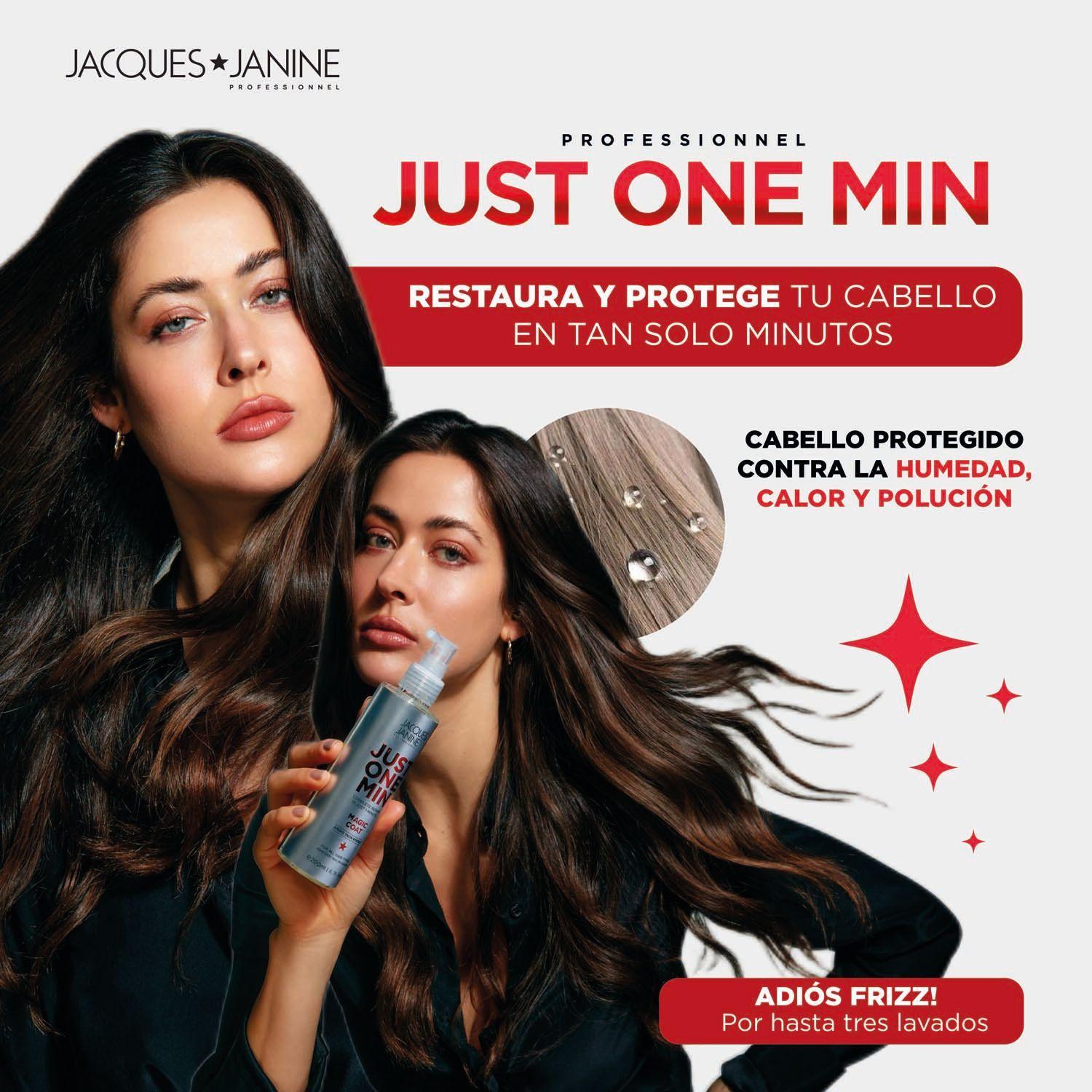 Acondicionador Just One Minute Jacques Janine 270ml Brillo y AntiFrizz-2
