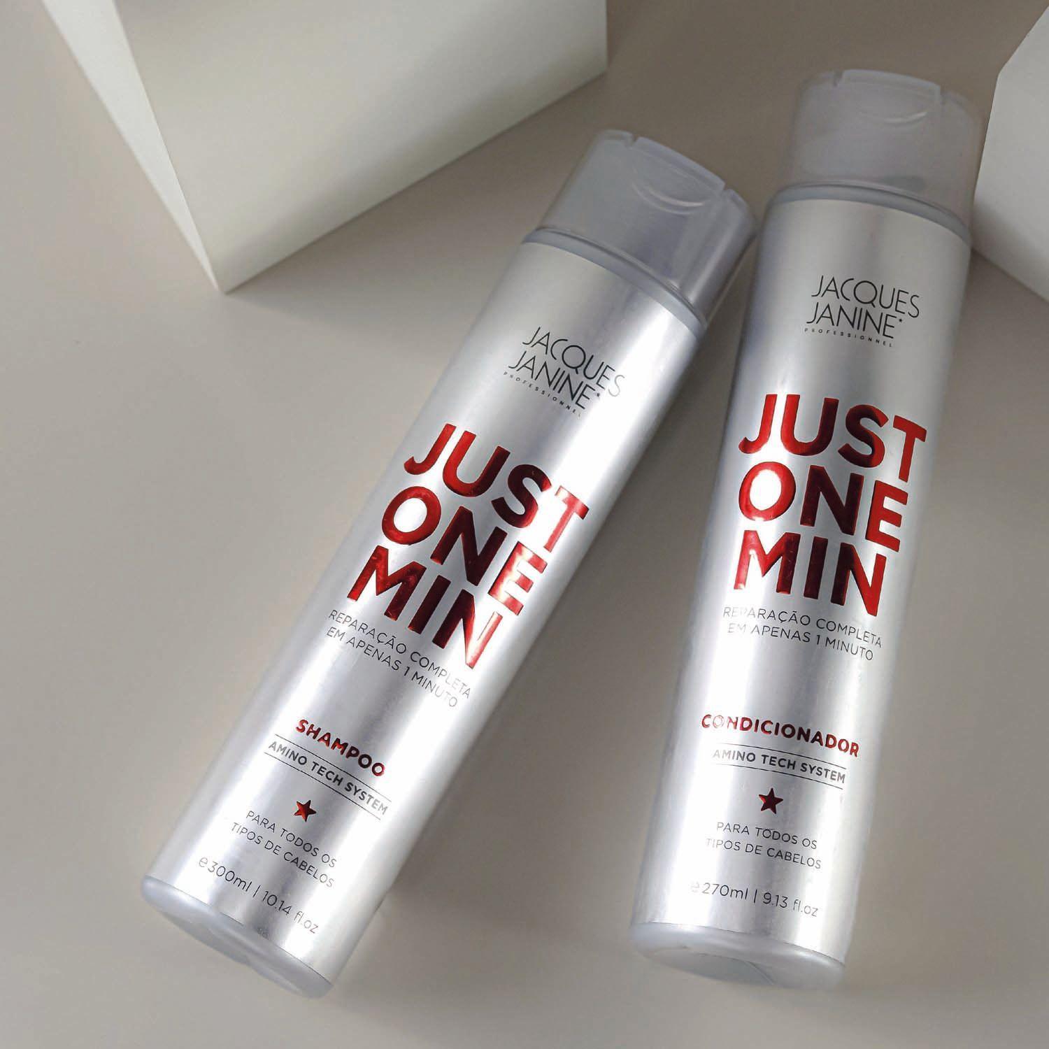 Acondicionador Just One Minute Jacques Janine 270ml Brillo y AntiFrizz-6