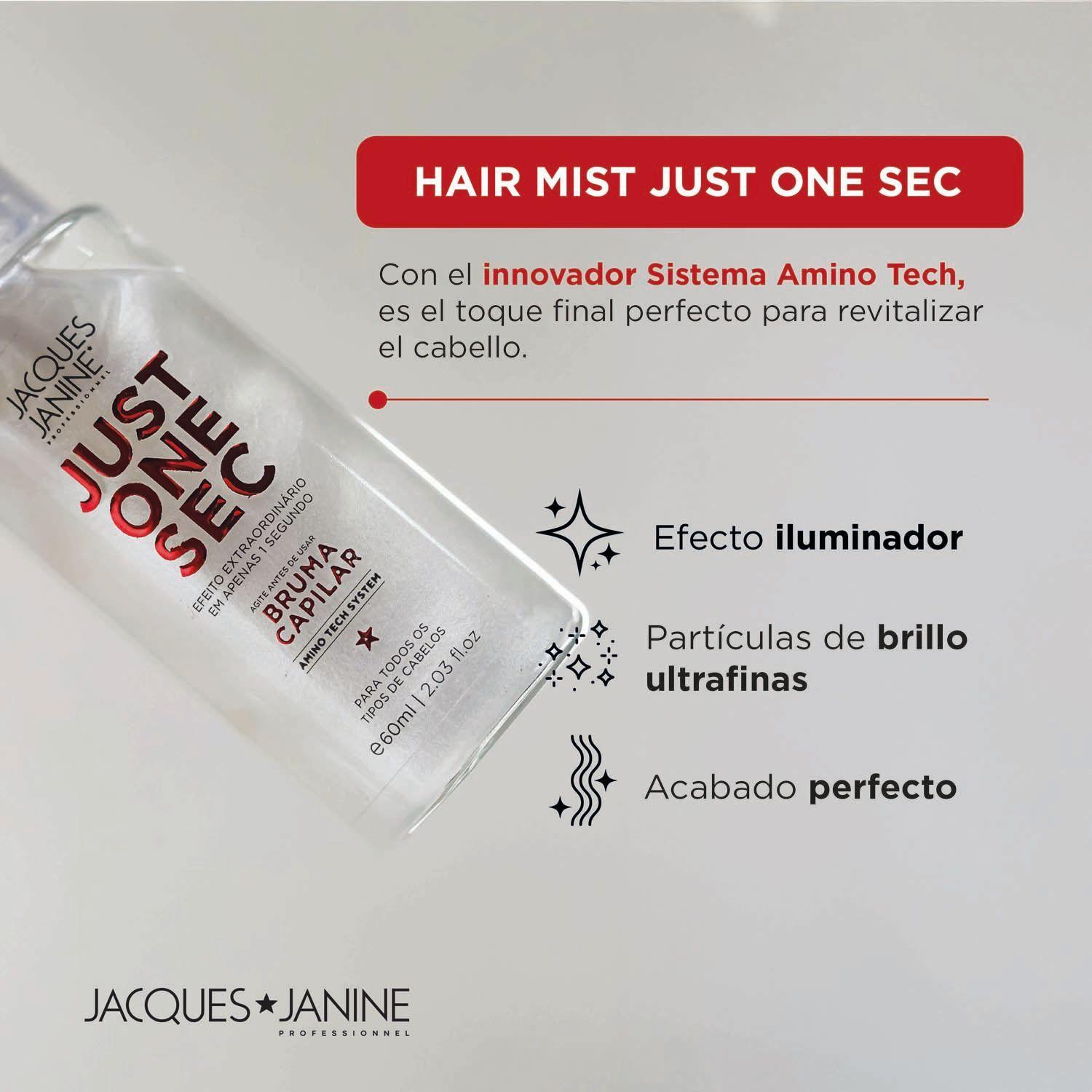 Set Brillo Extremo y Anti Frizz Just One Min Jacques Janine-4