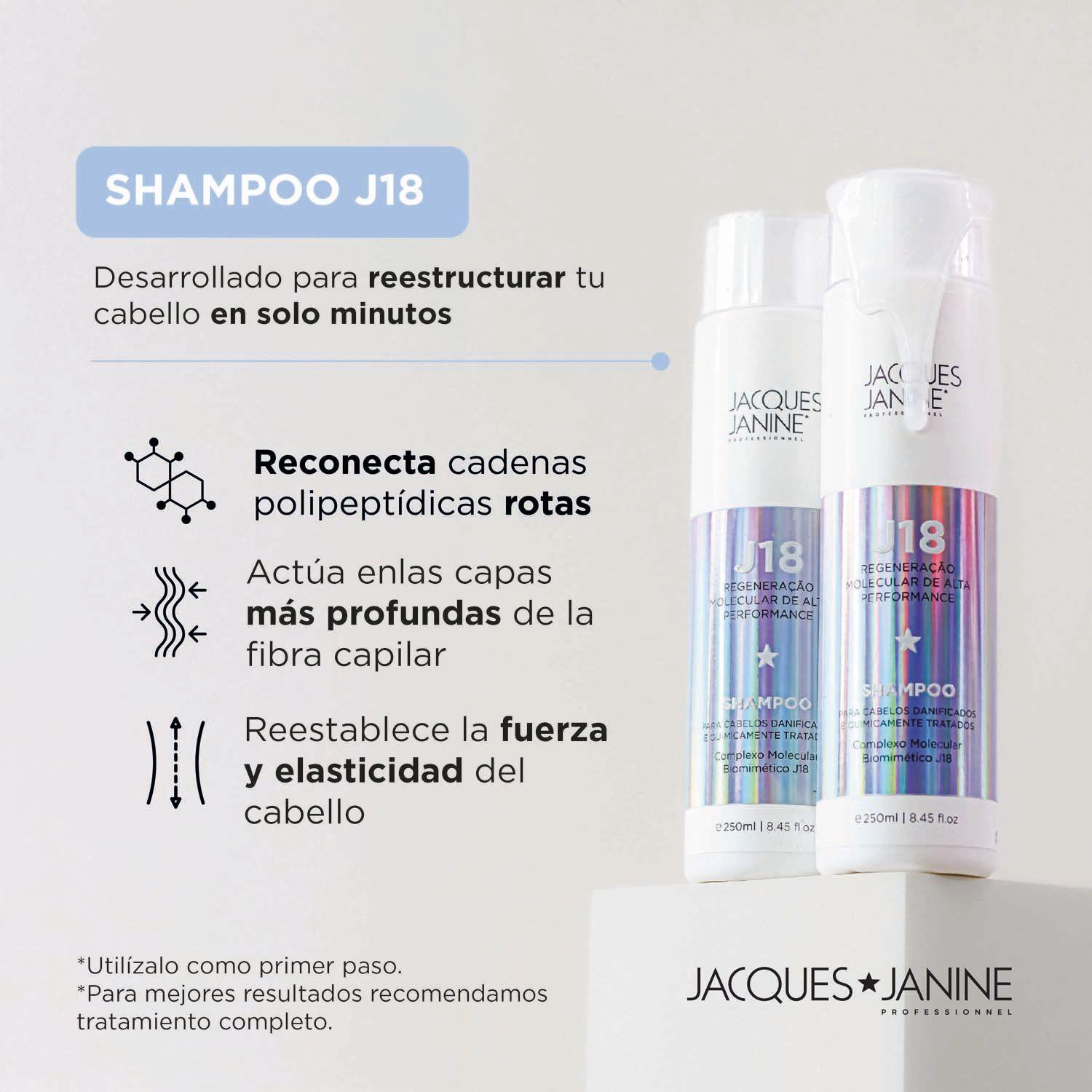 Shampoo Reparación Molecular J18 Jacques Janine 250ml-3