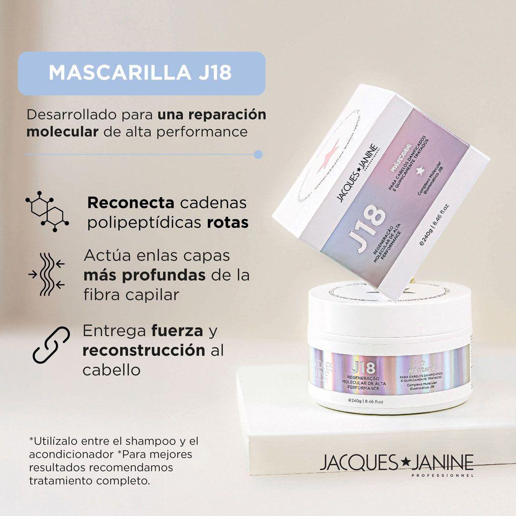 Rutina de Reparación Capilar Molecular Intensiva J18 de Jacques Janine-3