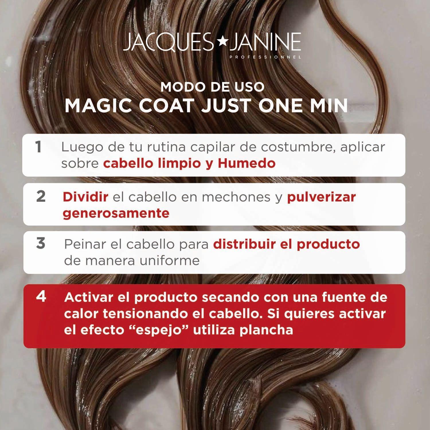 Magic Coat Jacques Janine Just One Min 120ml para Brillo Intenso-4