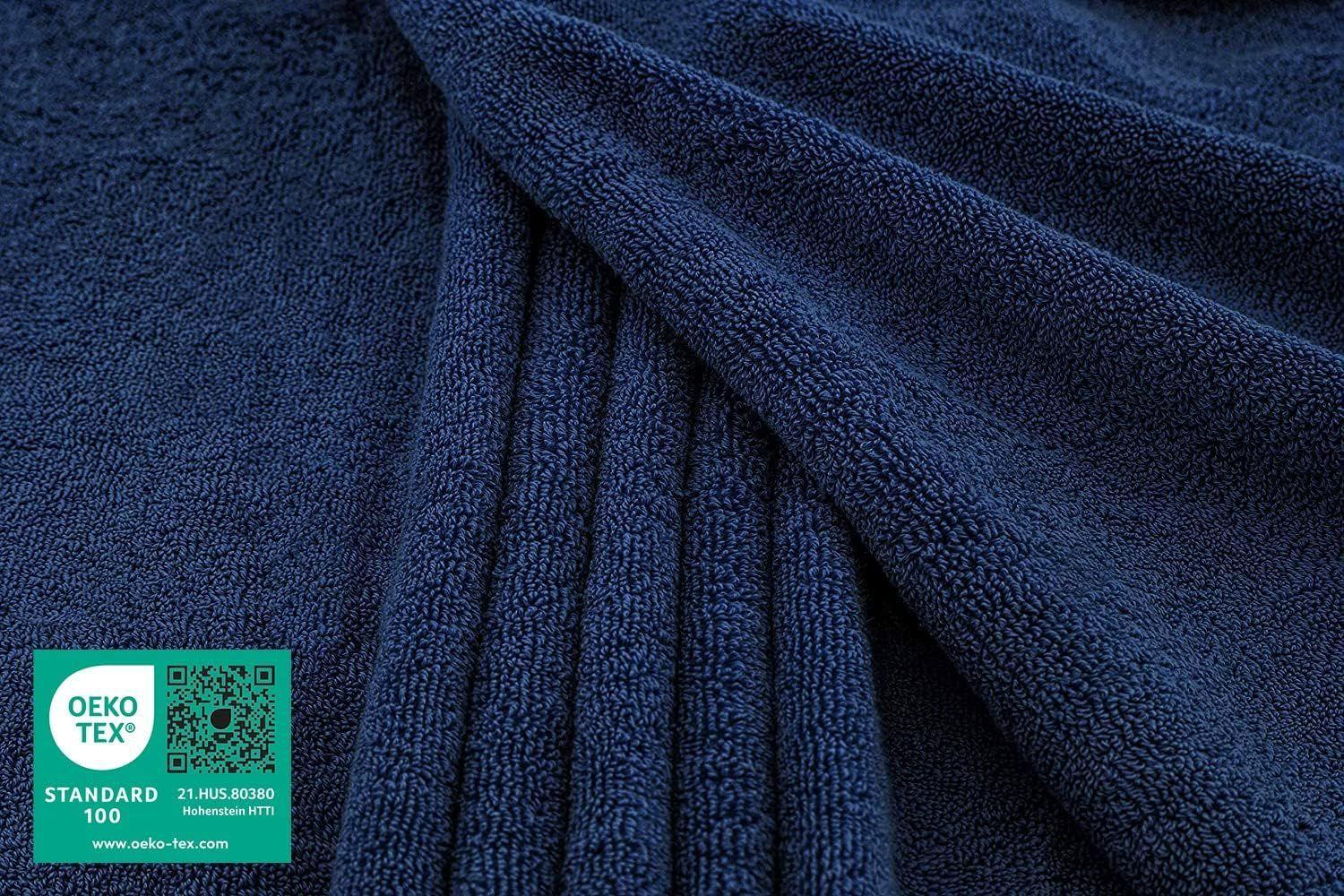 Toallon Premium de Baño Algodón Navy Blue-2
