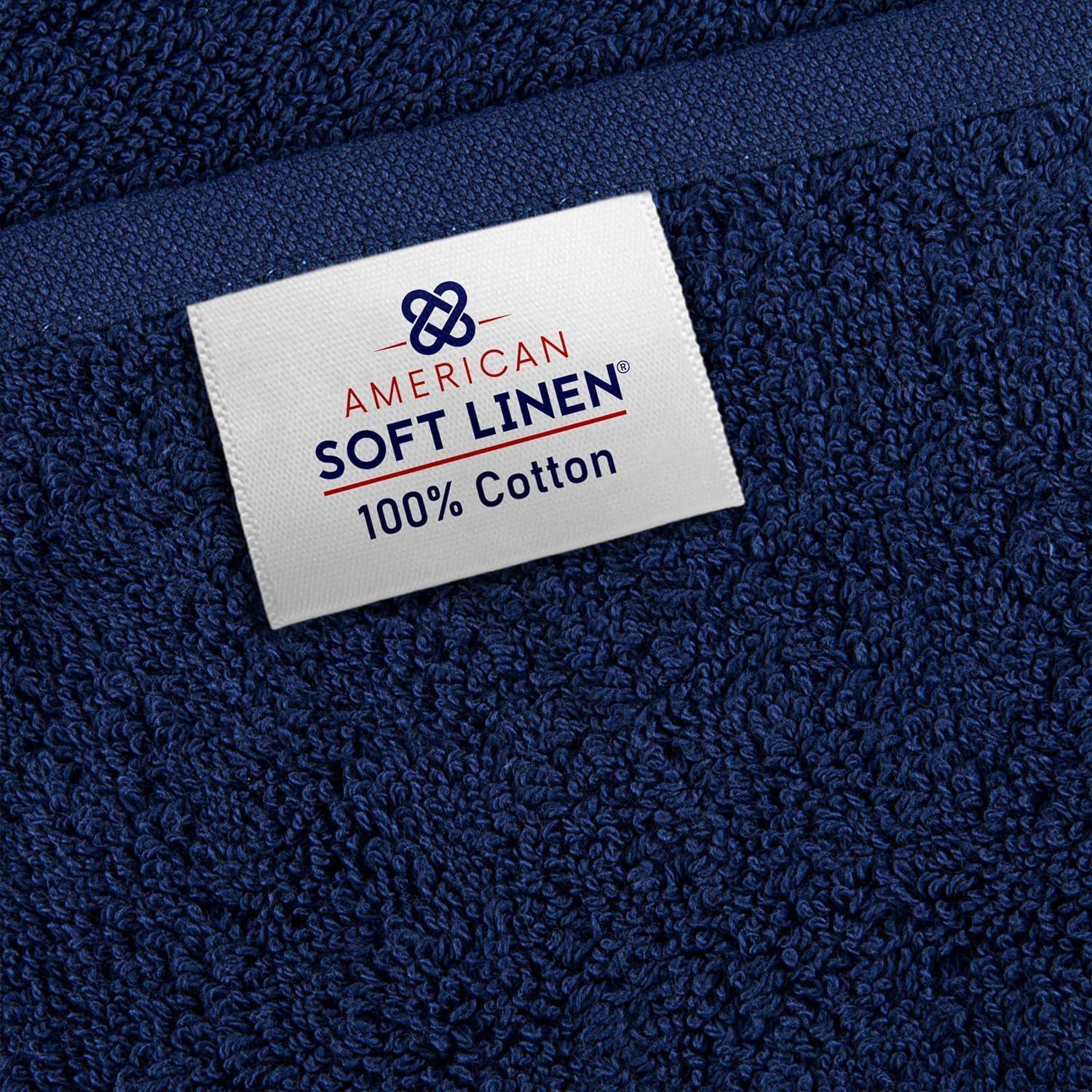 Toallon Premium de Baño Algodón Navy Blue-4