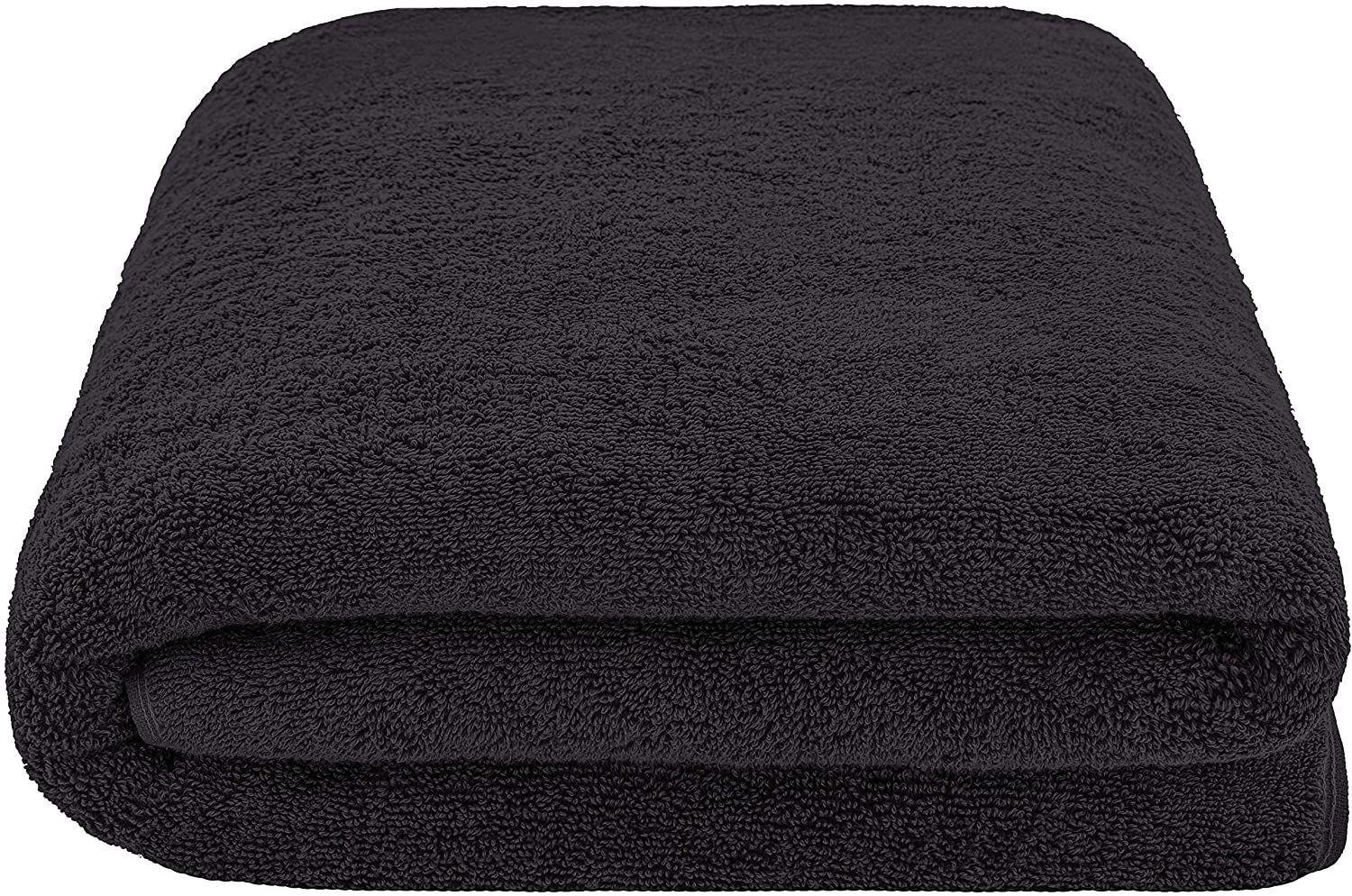 Toallon Premium de Baño Algodón Negro-2