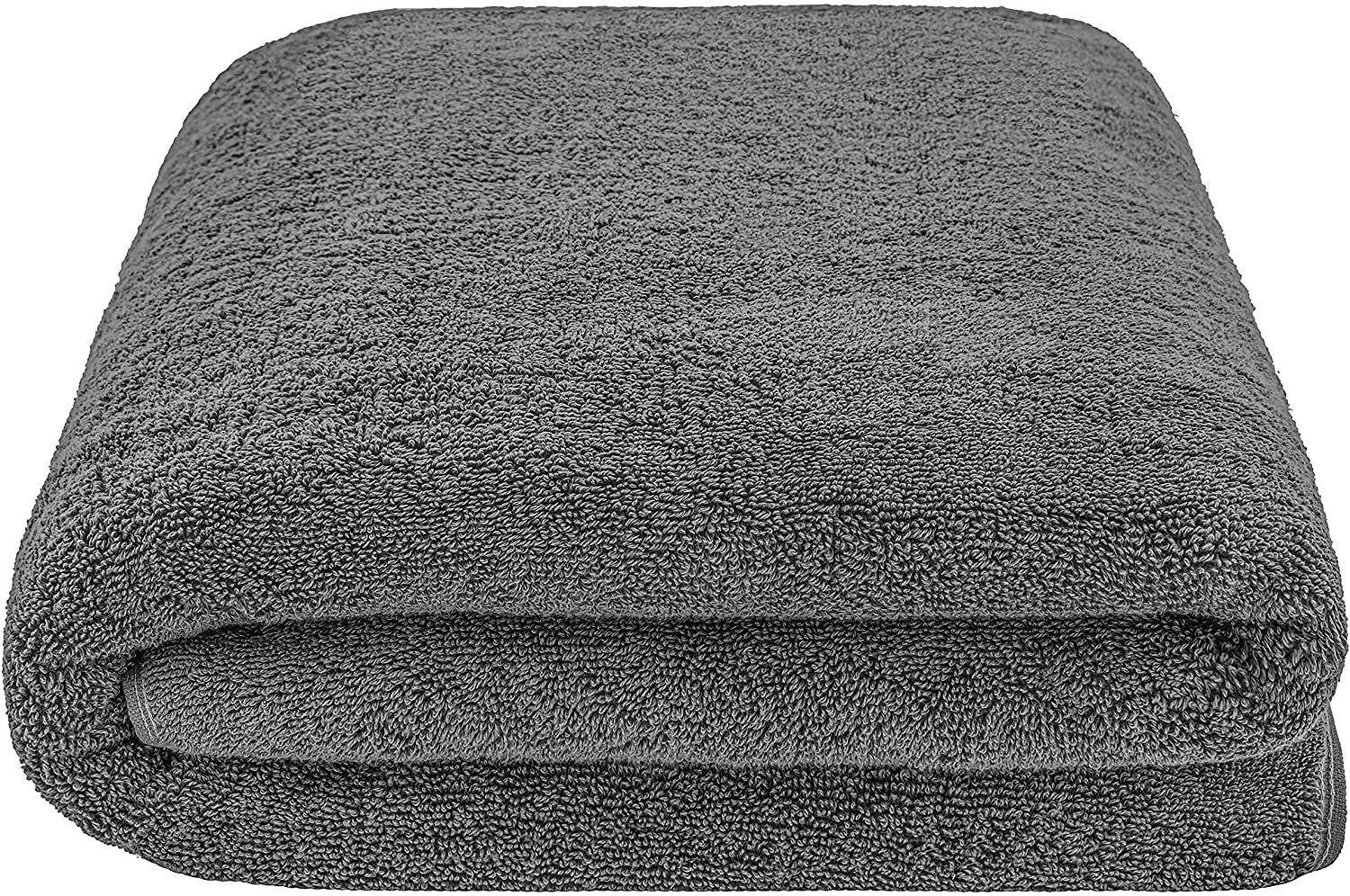 Toallon Premium de Baño Algodón Gris-0