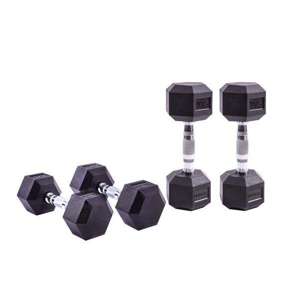 Mancuernas Hexagonales PRO 17.5 KG-0
