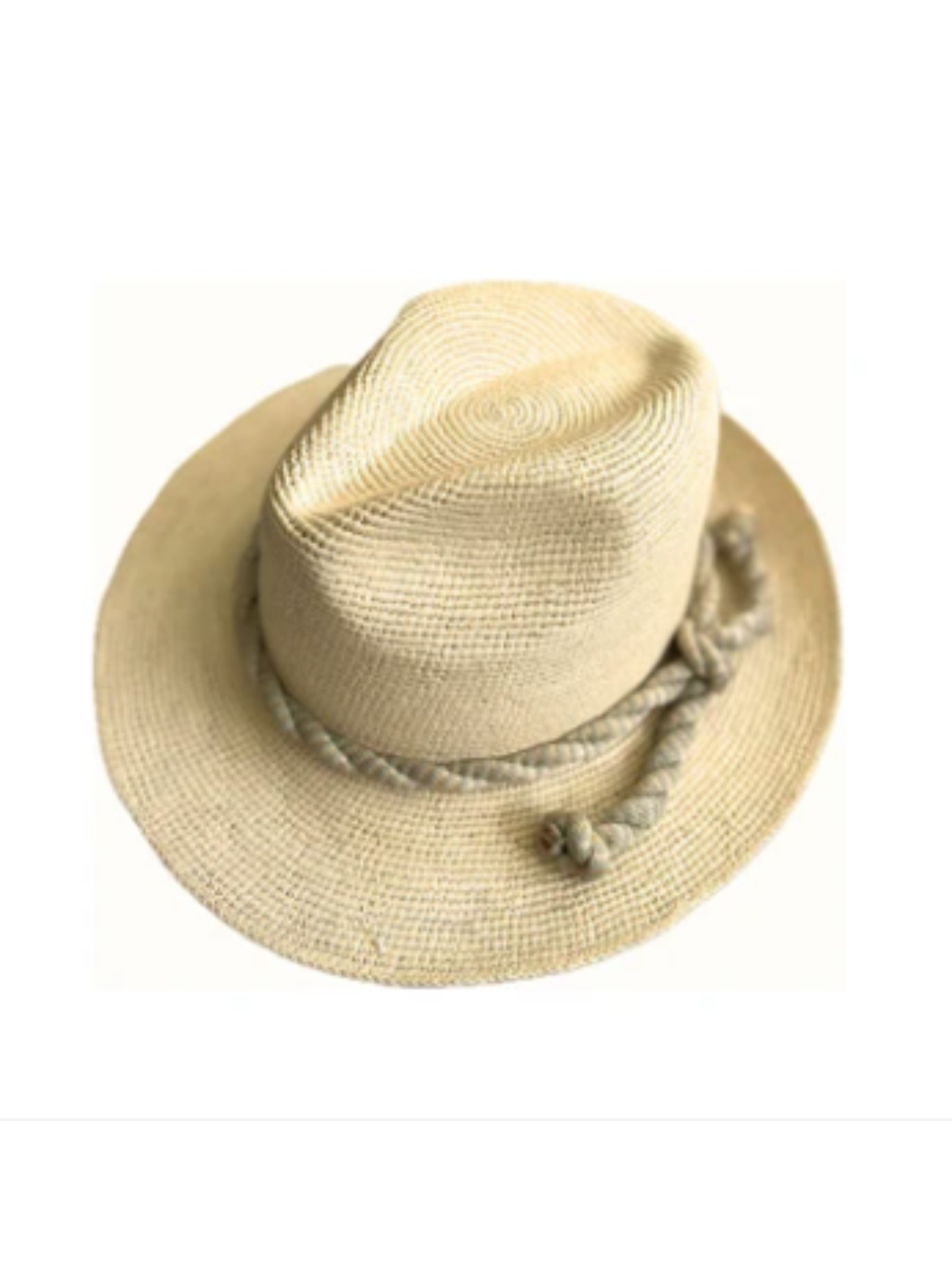 Sombrero Panama Hat Apitara.com Crochet cuerda-0