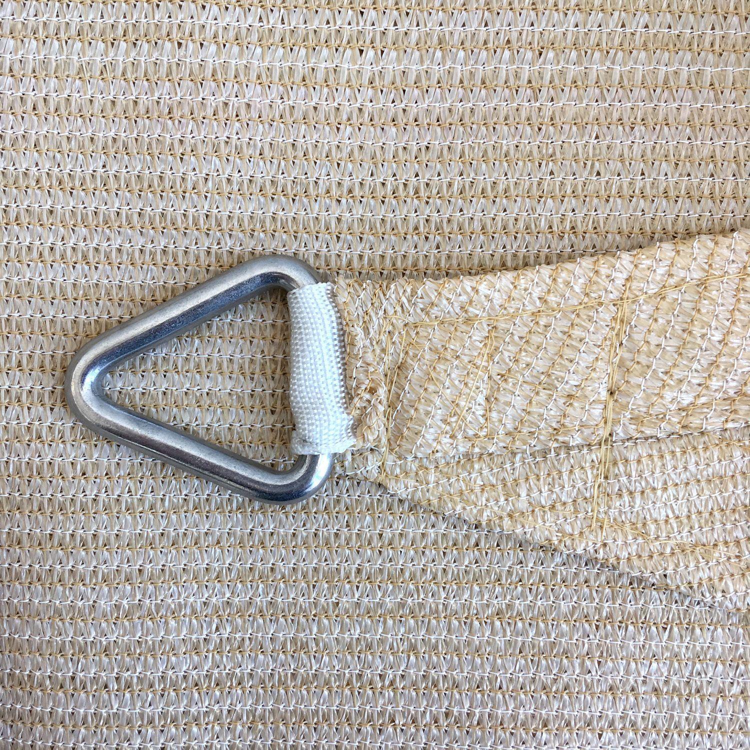 Vela Sombreadora Triangular de 5.0 x 5.0 x 5.0 Color Beige-3