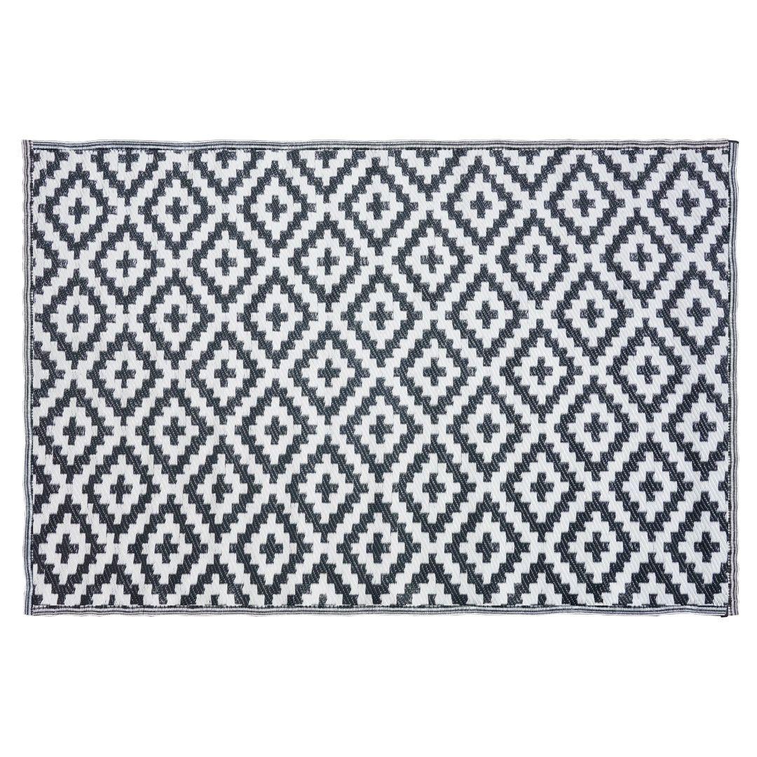 Deco Alfombra para Exterior de 1.2 x 1.8 m Color Gris-0