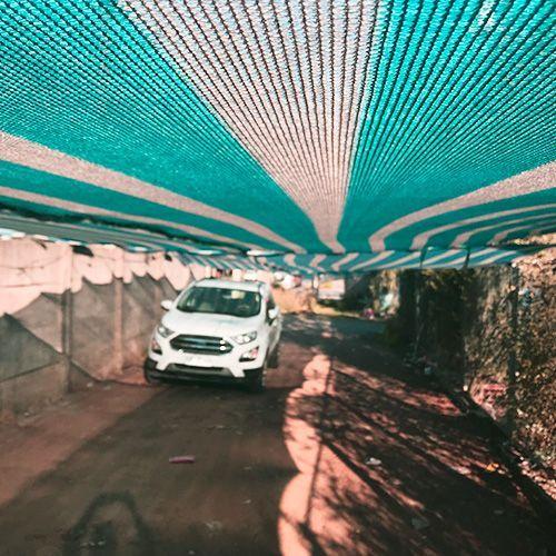 Malla Sombra Franj 80% de 4,2 × 5 m verde/blanco. PACK 2 uds-1
