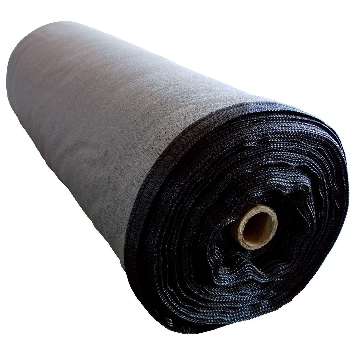 Malla Sombra c/ojetillos 90% de 2 × 50 m color Acero-0