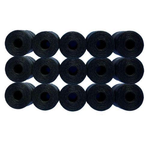 Cordel  Tipo 1000 Bobina de  1kg aprox Negro 15 unidades-1