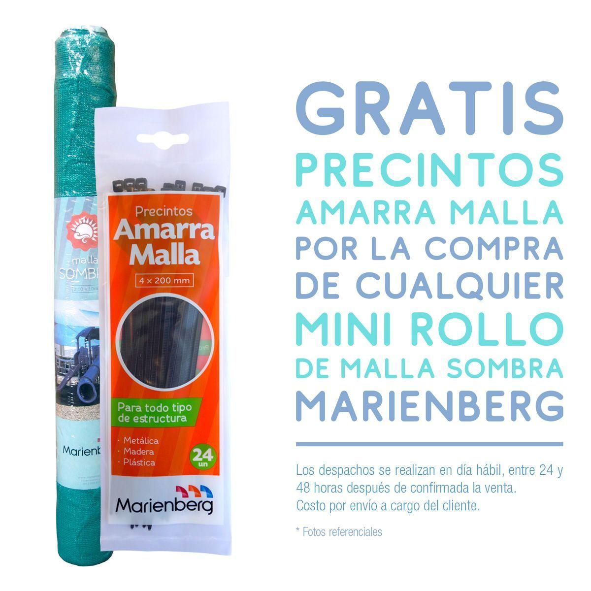 Malla Sombra Lisa 80% de 2,1 × 10 m color Verde-1