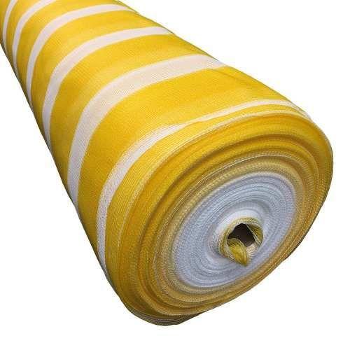 Malla Sombra Franjeada 80% de 4,2 × 100 m Amarillo/Blanco-0