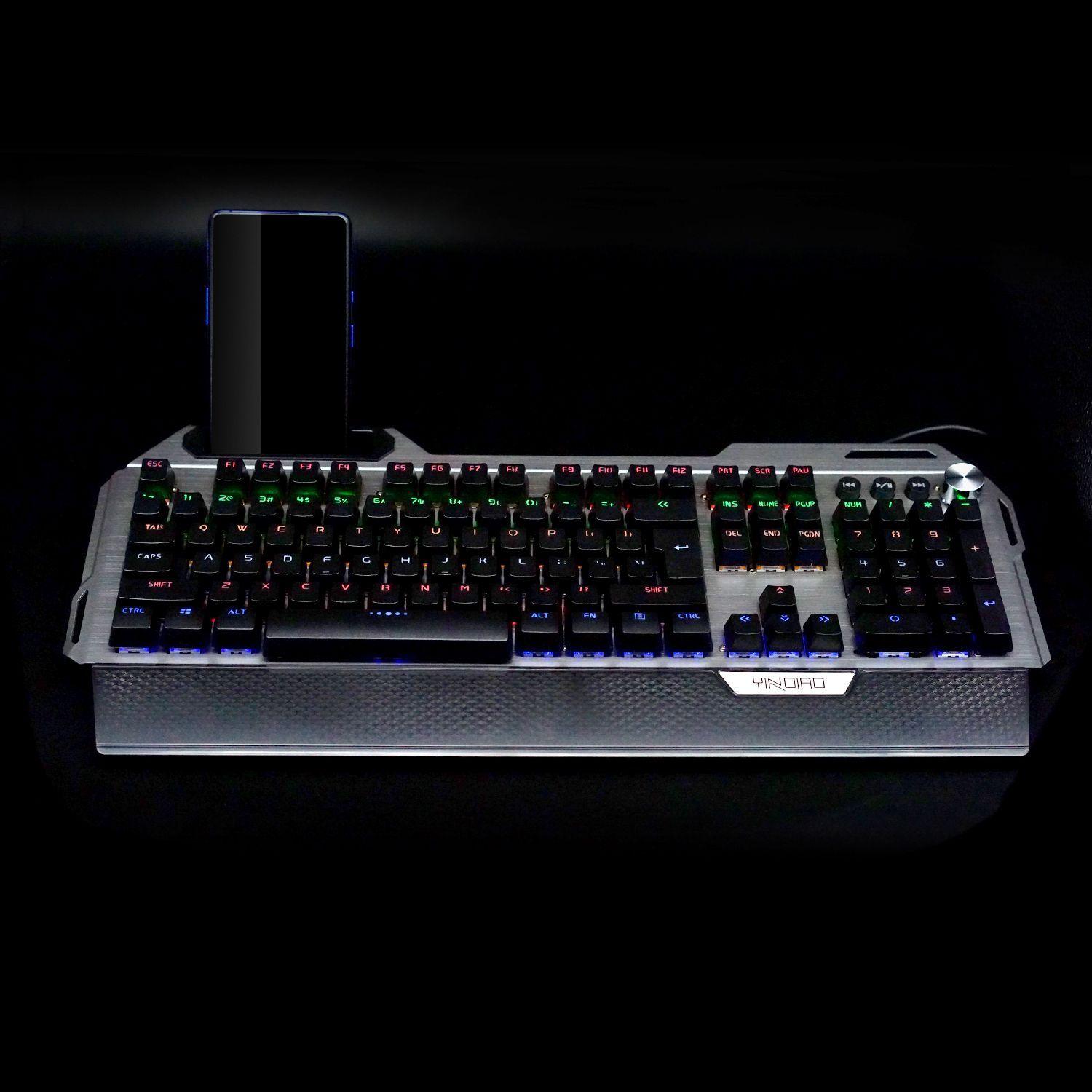 Teclado Gamer Mecánico Retroiluminado K100 Yindiao-3