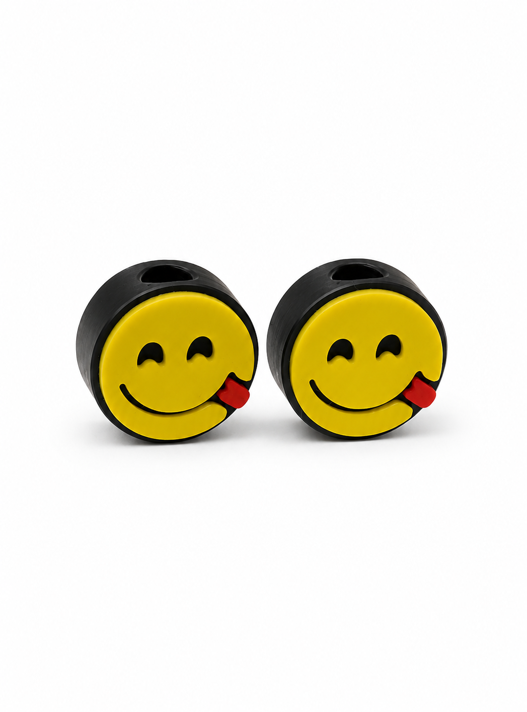 Pack 2 Charms para Cordones de Poleron modelo Emoji Saboreando Impresion 3D PLA S3DChile-0