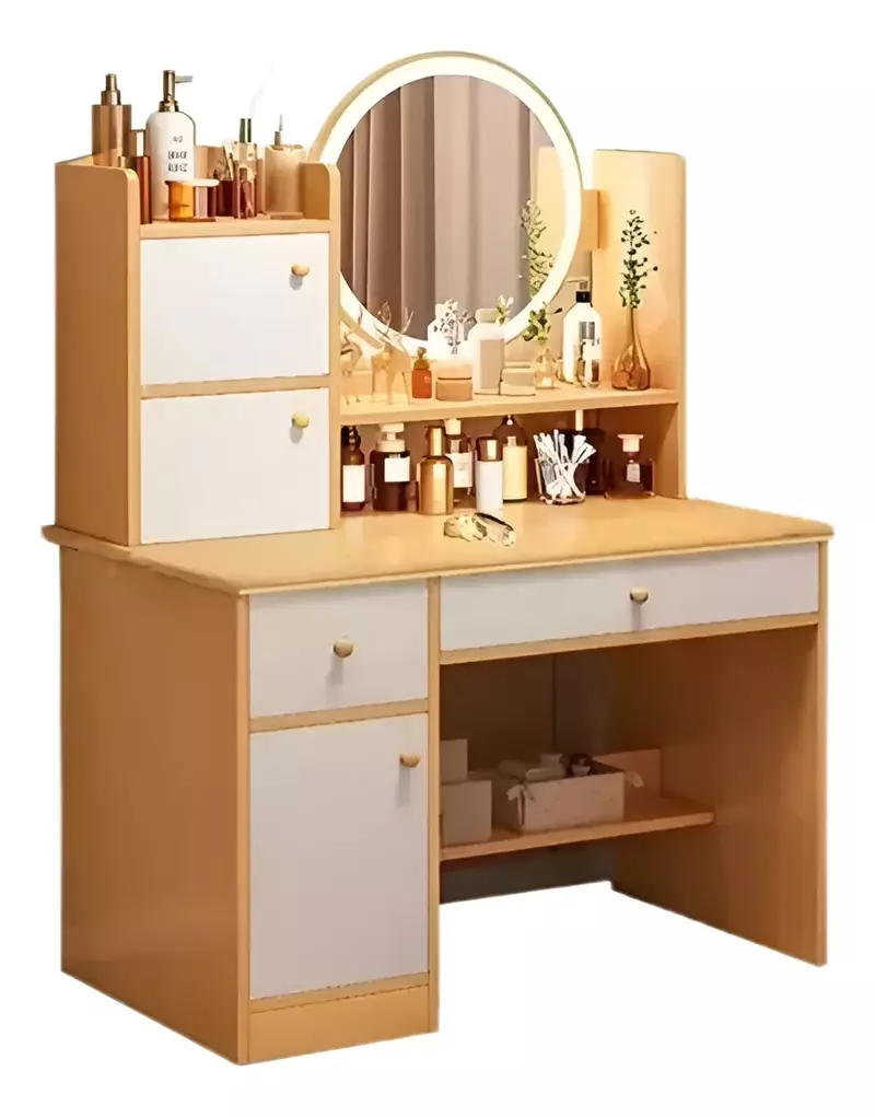 TOCADOR MULTIFUNCIONAL CON ESPEJO LED-0