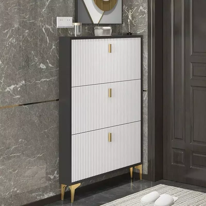 ZAPATERO MODERNO DE 3 PUERTAS ABATIBLES 120X80X24-2