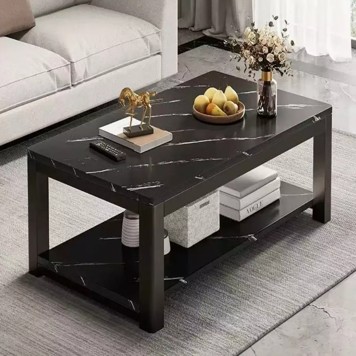 MESA DE CENTRO RECTANGULAR 120X60X45CM-2