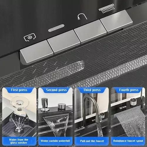 LAVAPLATOS DOBLES EMPOTRADO ACERO INOXIDABLE 80X45CM - PLATEADO-2