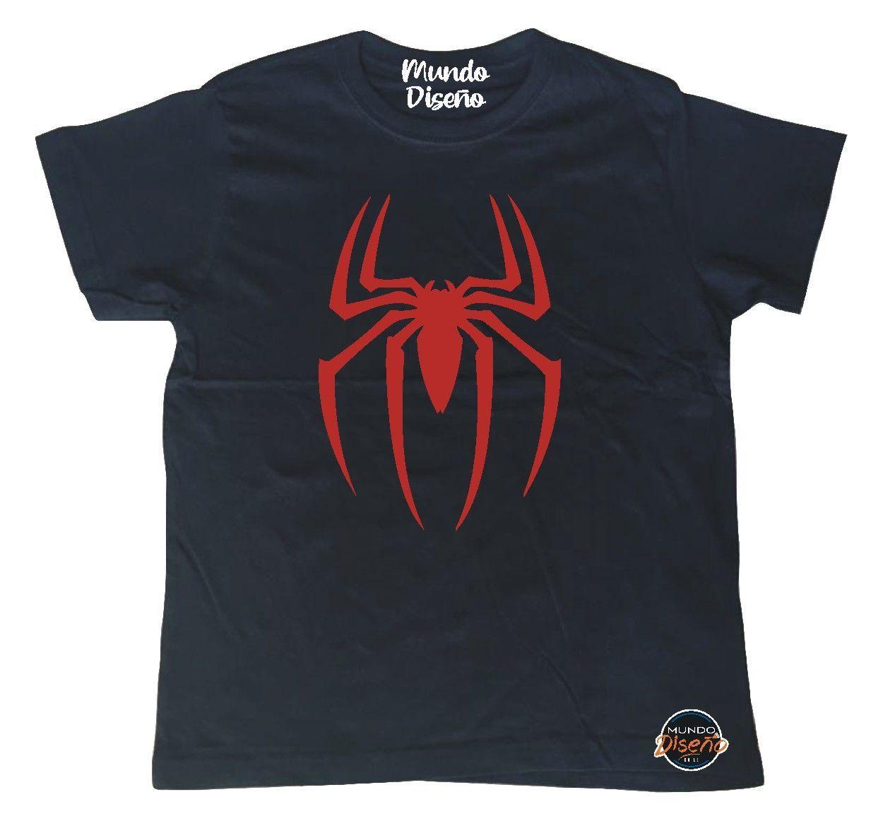 Polera De Niño Avengers Spiderman Araña-1