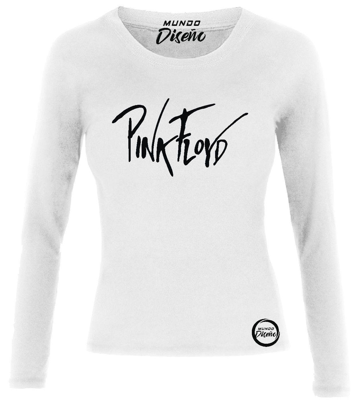 Poleras Manga Larga De Mujer Pink Floyd Firma-1