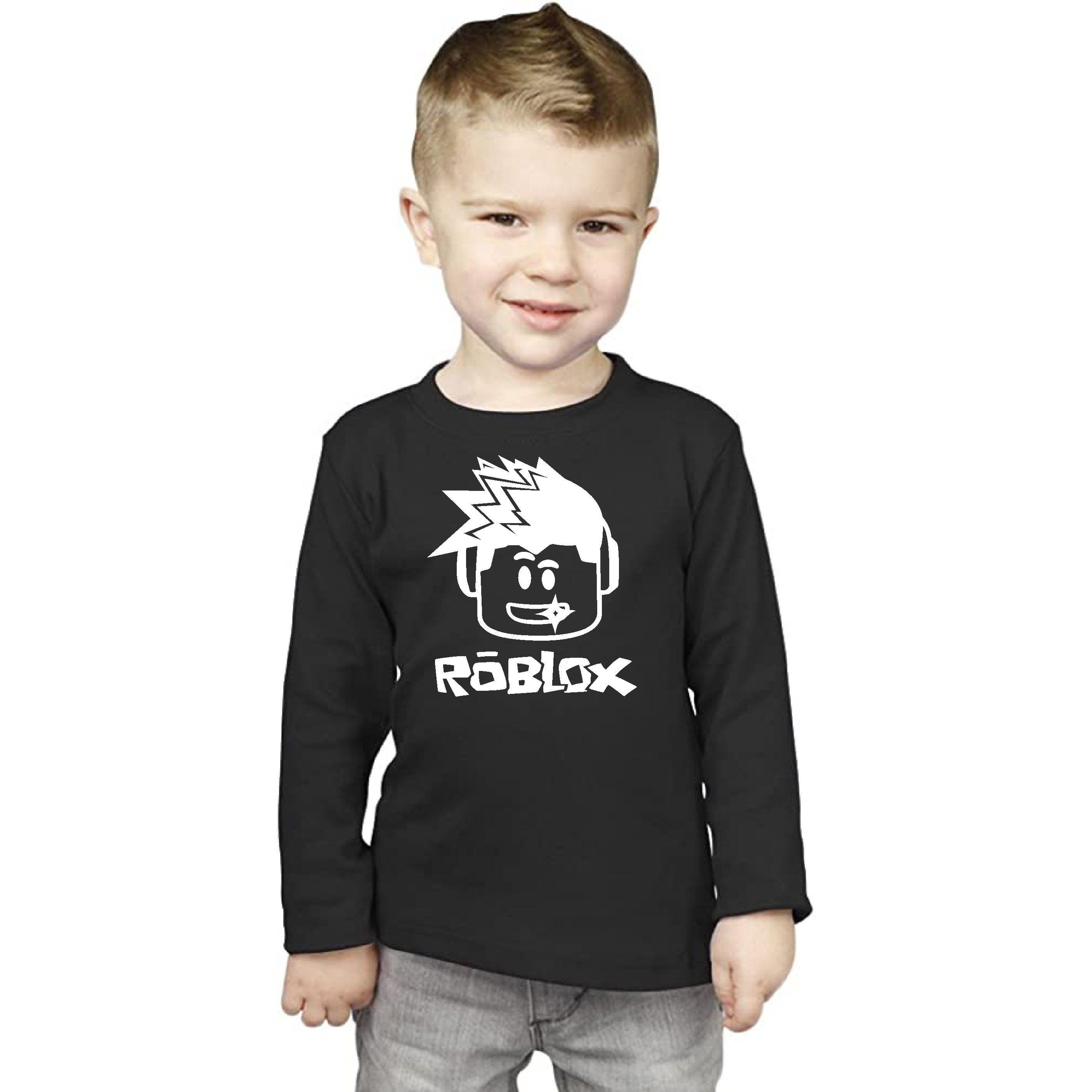 Polera Manga Larga De Niño Roblox Rostro-0