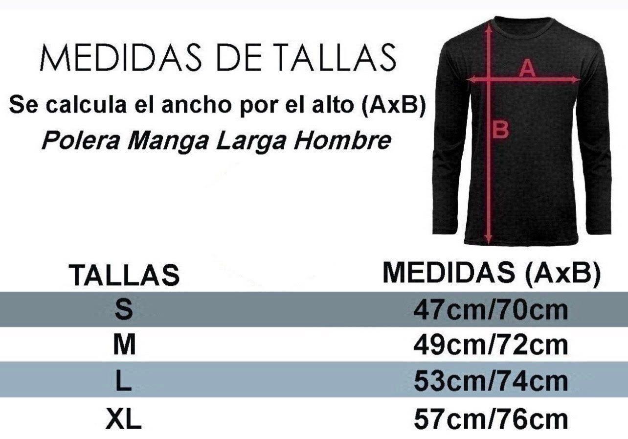 Polera Manga Larga De Hombre Metalica Clasico-2