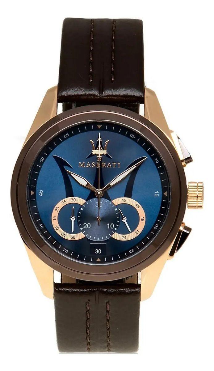Reloj Maserati Traguardo R8871612024 Para Hombre Caballero-0
