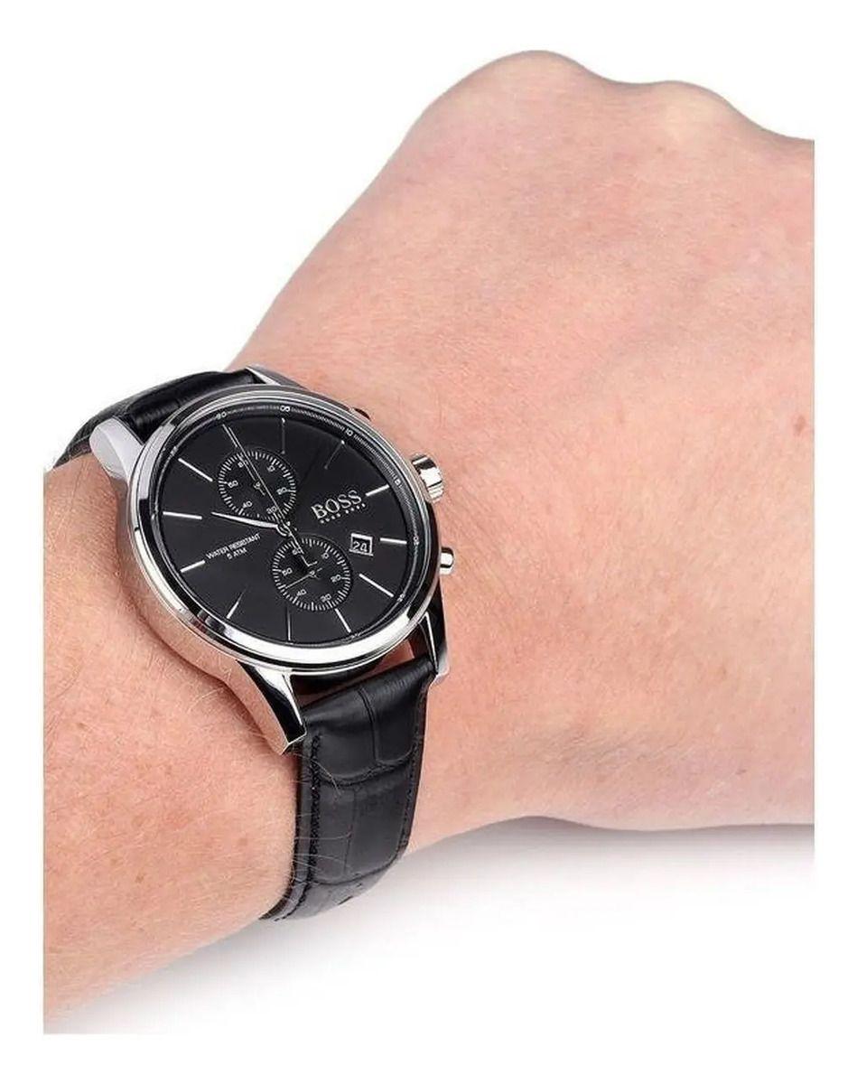 Reloj Pulsera De Cuero Hombre Jet 1513279 Hugo Boss 41 mm-2