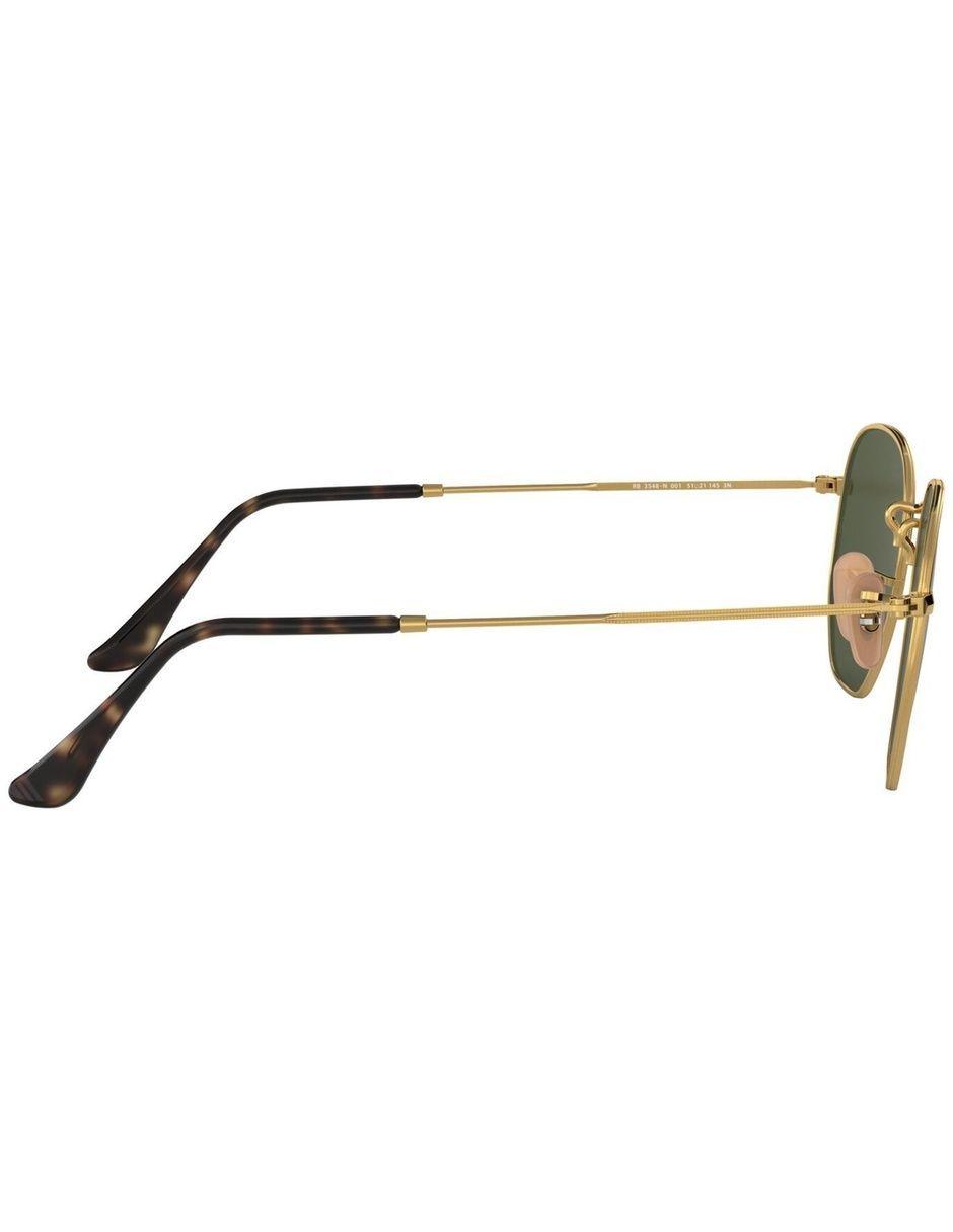 Anteojos Lentes de Sol Ray Ban Hexagonal RB3548N 001 51-21 Clásico dorado/verde-2