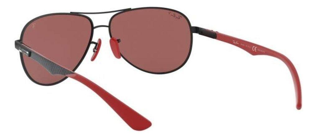 Anteojos Lentes de Sol Ray Ban Polarized Scuderia Ferrari RB8313M F002/H2 61-13-3