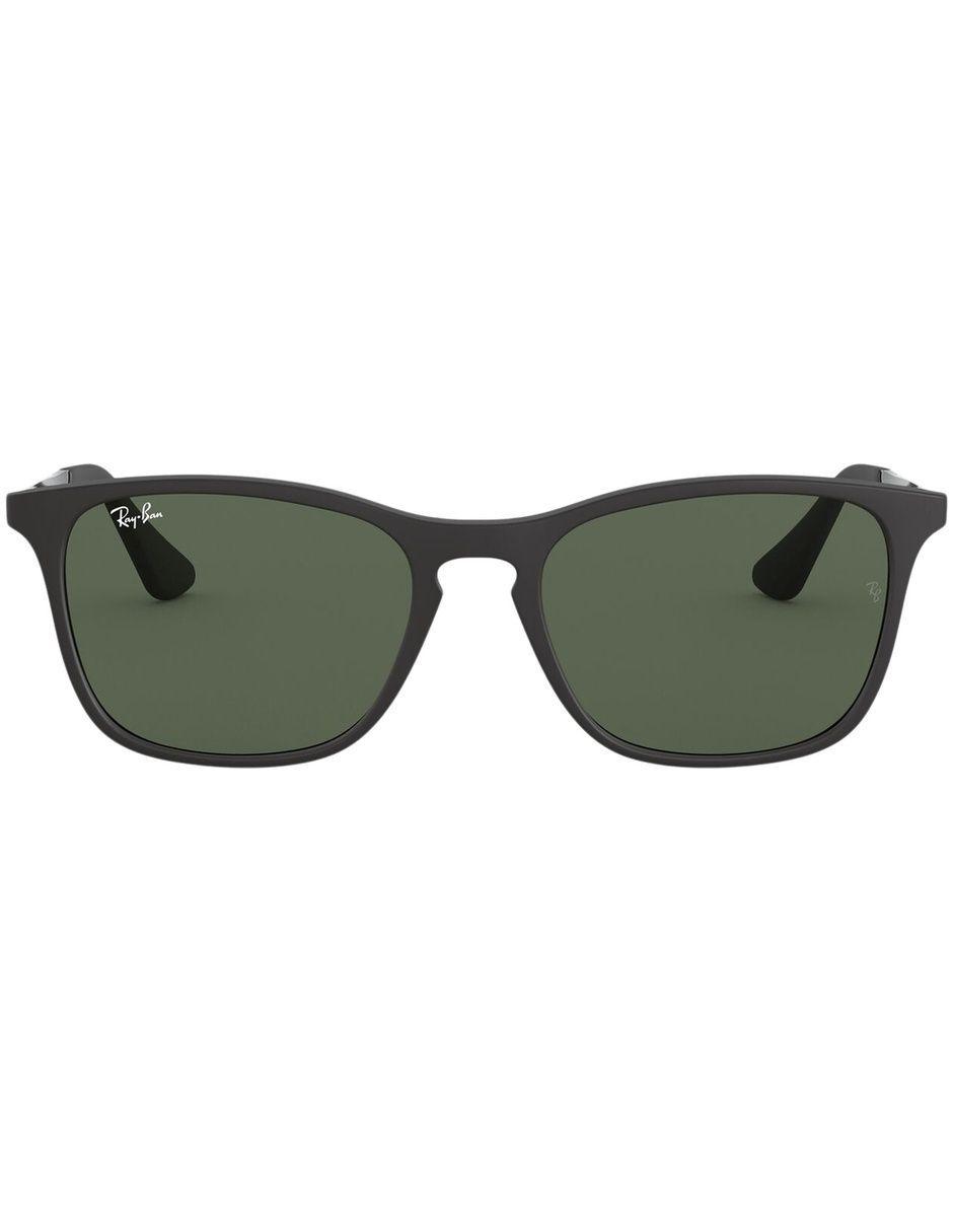 Anteojos Lentes de Sol Ray Ban Junior Chris RJ9061S 700571 49 Negro mate/verde-1
